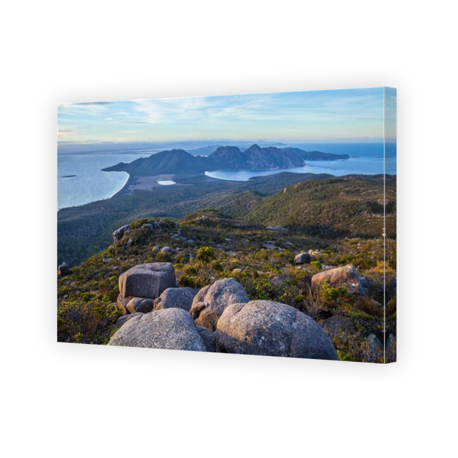 Wineglass Bay from Mt Graham- Freycinet National Park - Tasmania