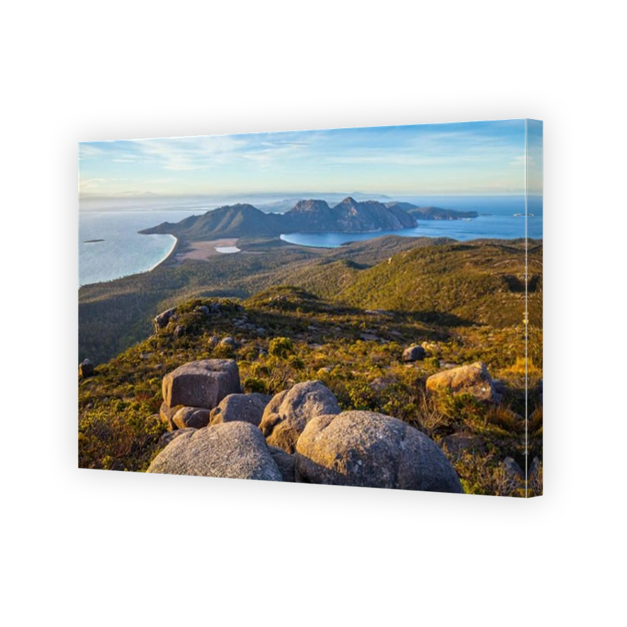 Wineglass Bay from Mt Graham- Freycinet National Park - Tasmania