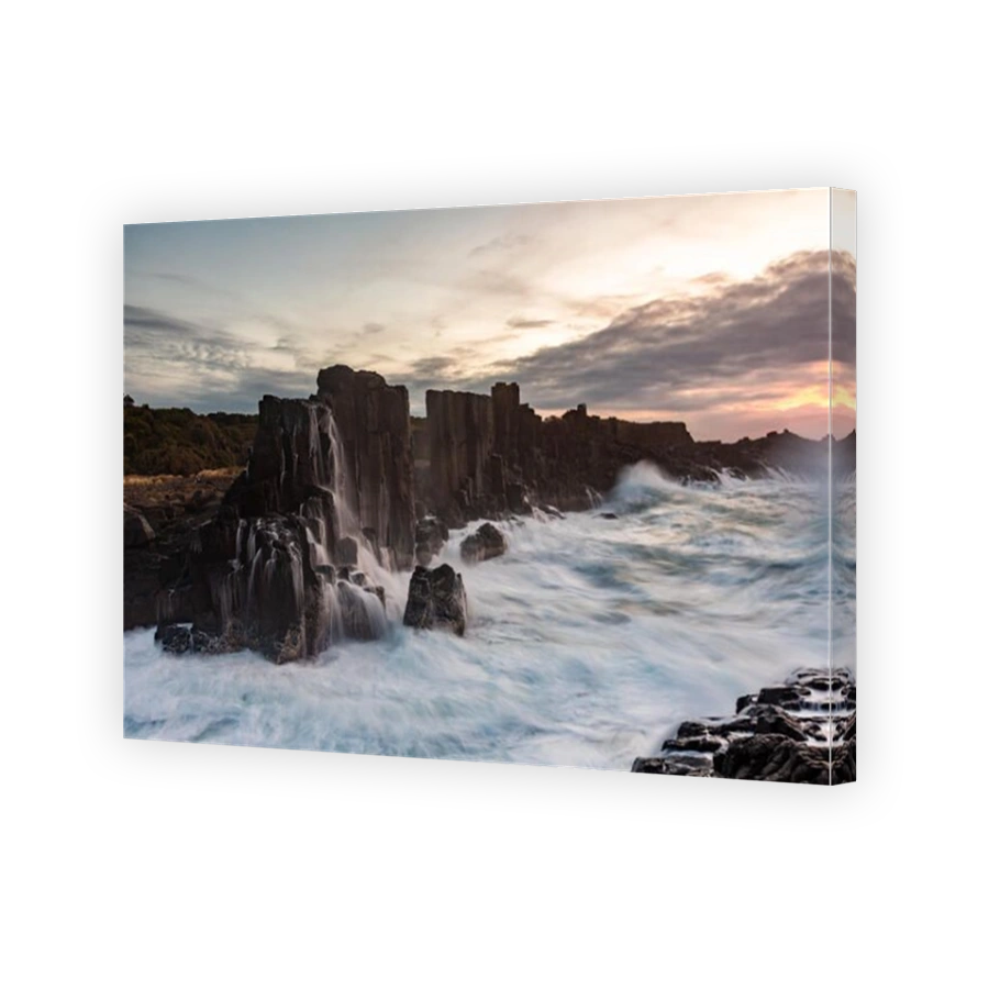 The iconic Bombo headland quarry near Kiama New South Wales Australia on 21st June 2018