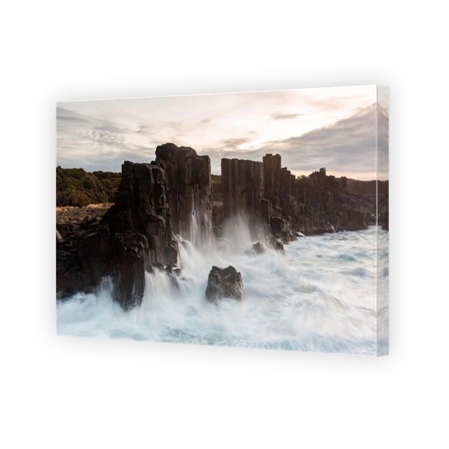 The iconic Bombo headland quarry near Kiama New South Wales Australia on 21st June 2018