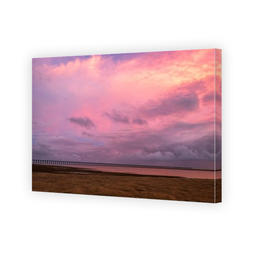 Beach sunrise cloudscape