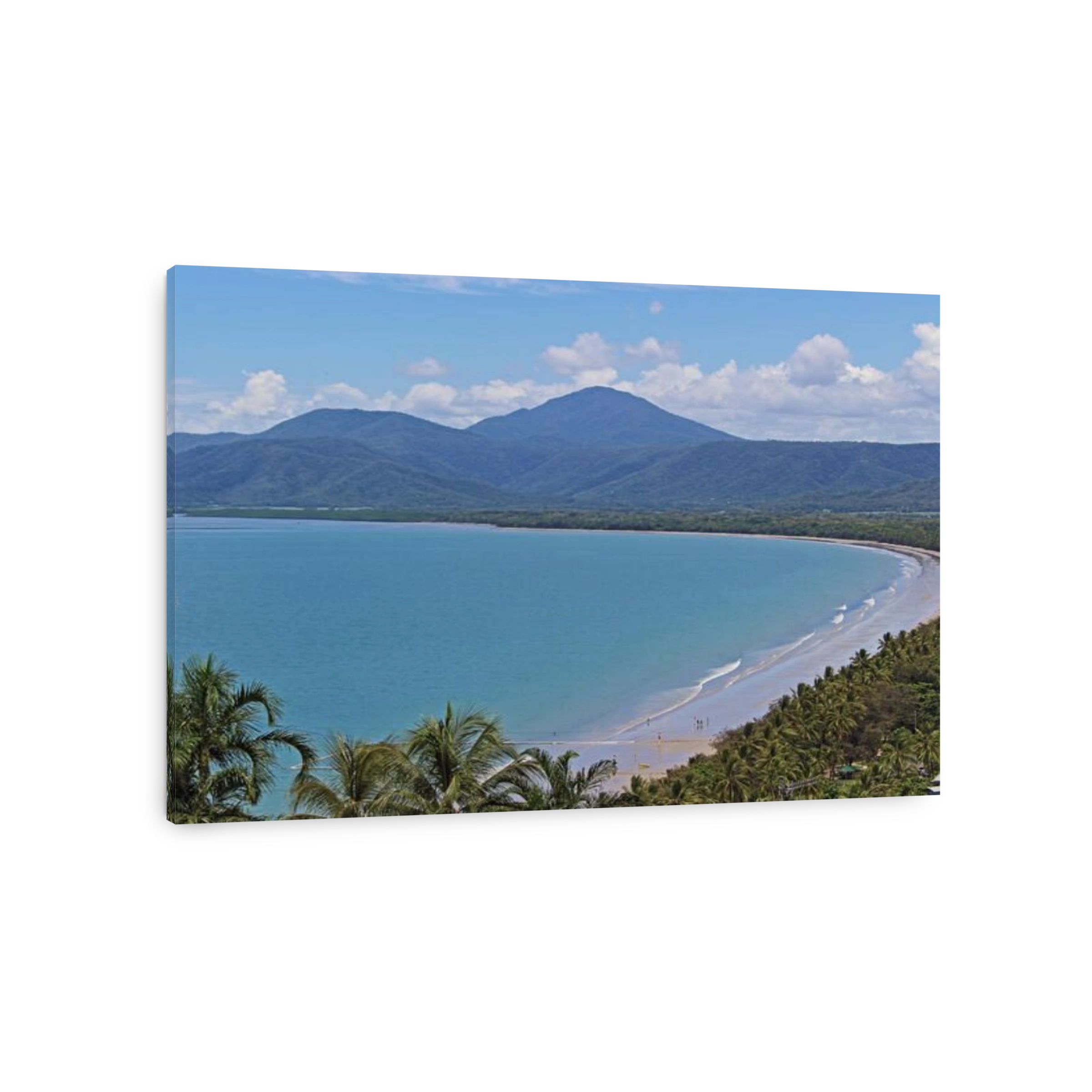 View over beautiful 4 Mile Beach from Flagstaff Hiil in Port Douglas Queensland, Australia