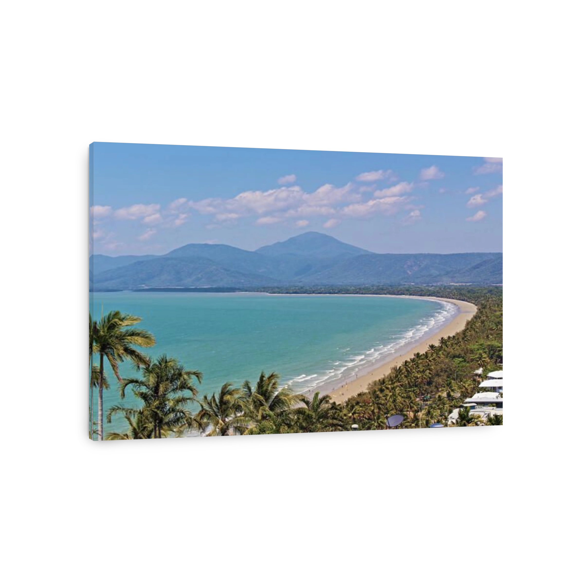 The wonderful view from Trinity Bay Lookout up on Flagstaff Hill overlooking Four Mile Beach in Port Douglas, Queensland Australia