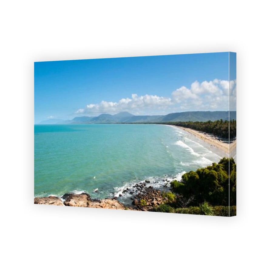 Port Douglas Beach, Queensland, Australia on a sunny spring day
