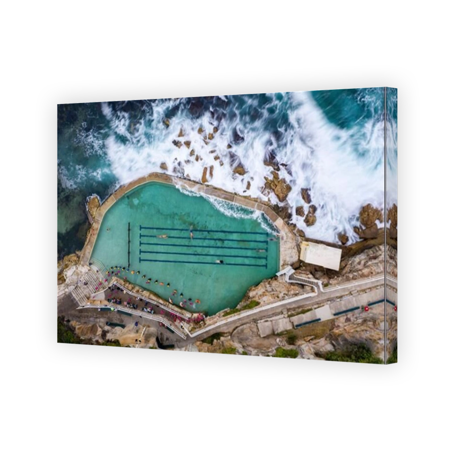 Bronte Baths tidal swimming pool in Sydney, New South Wales, Australia