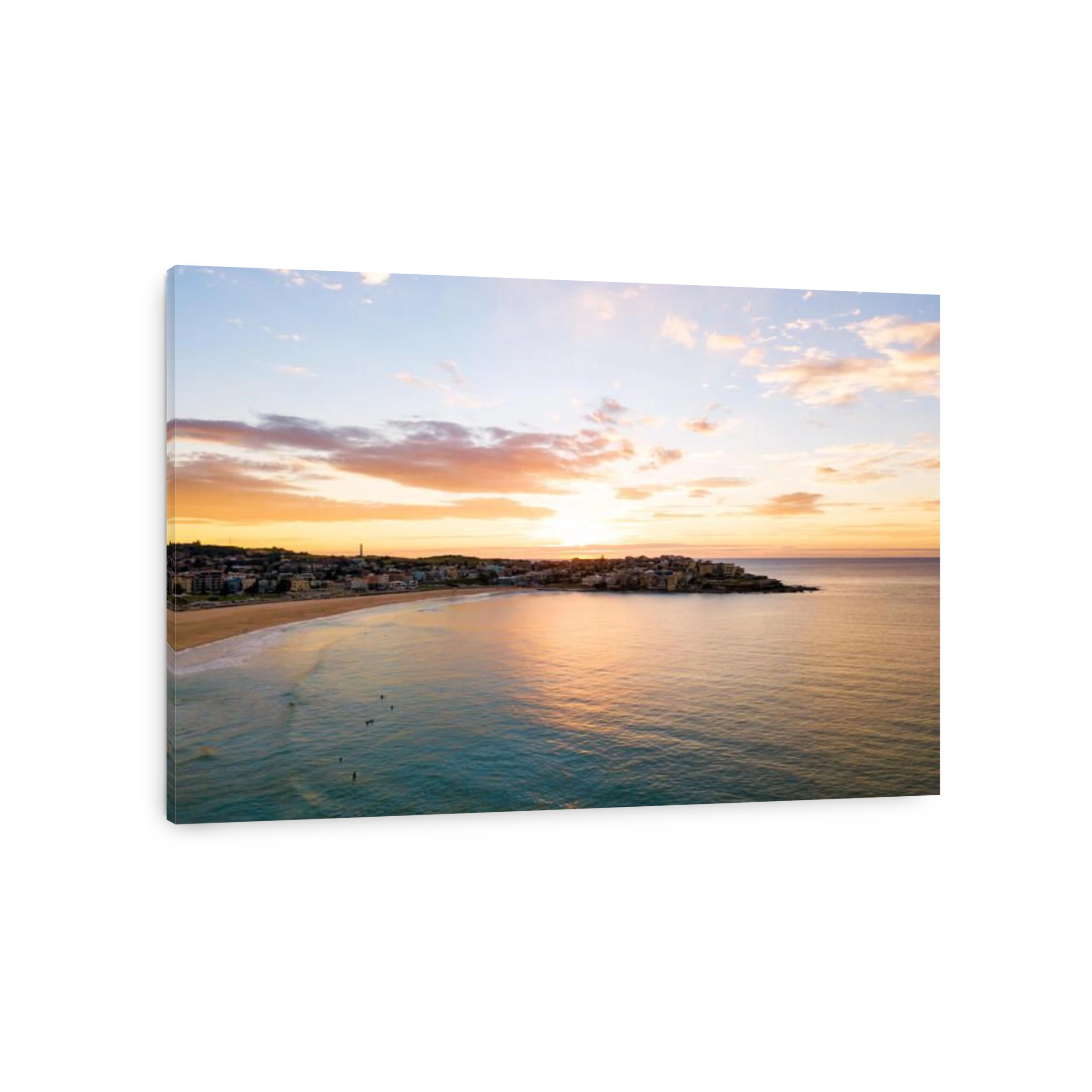 Bondi aerial view at sunrise