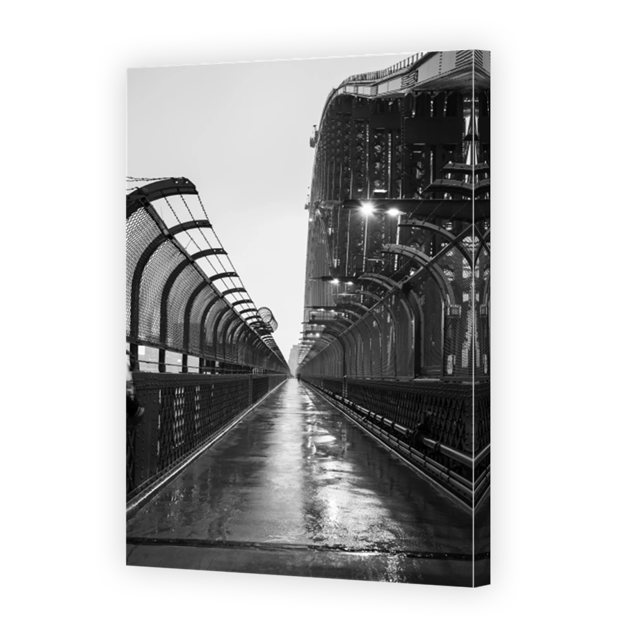 Bridge in the rain
