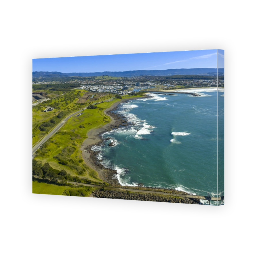 Aerial view of the Illawarra town of Shellharbour