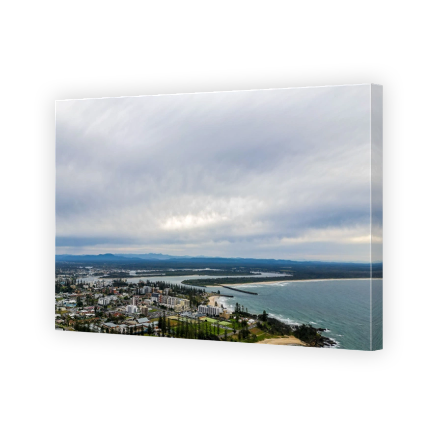 Aerial view of Windmill Hill Reserve in Port Macquarie, Australia