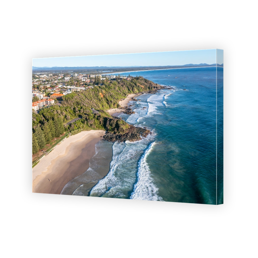 Flynns Beach - Port Macquarie Aerial view NSW Australia