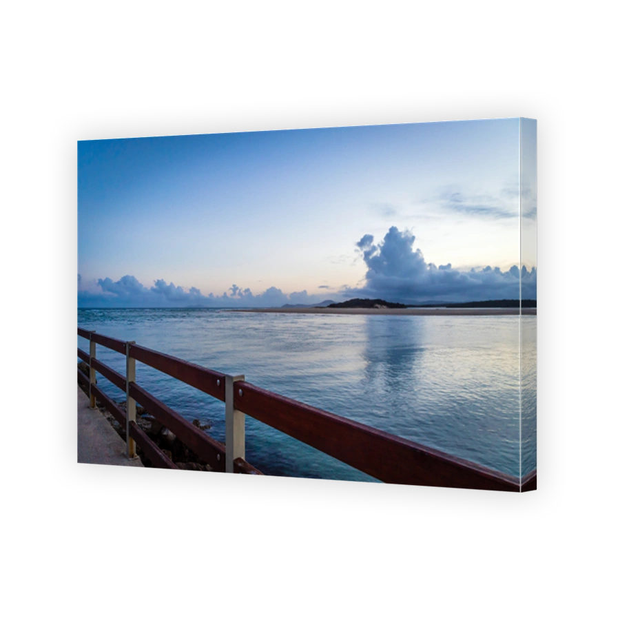 Quiet waters of Nambucca Heads just after sunset in Australia