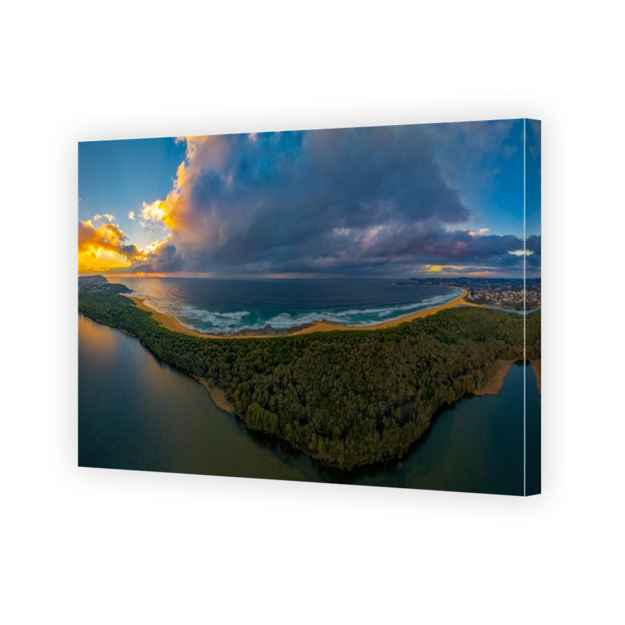 Panorama of Wamberal Beach NSW Australia