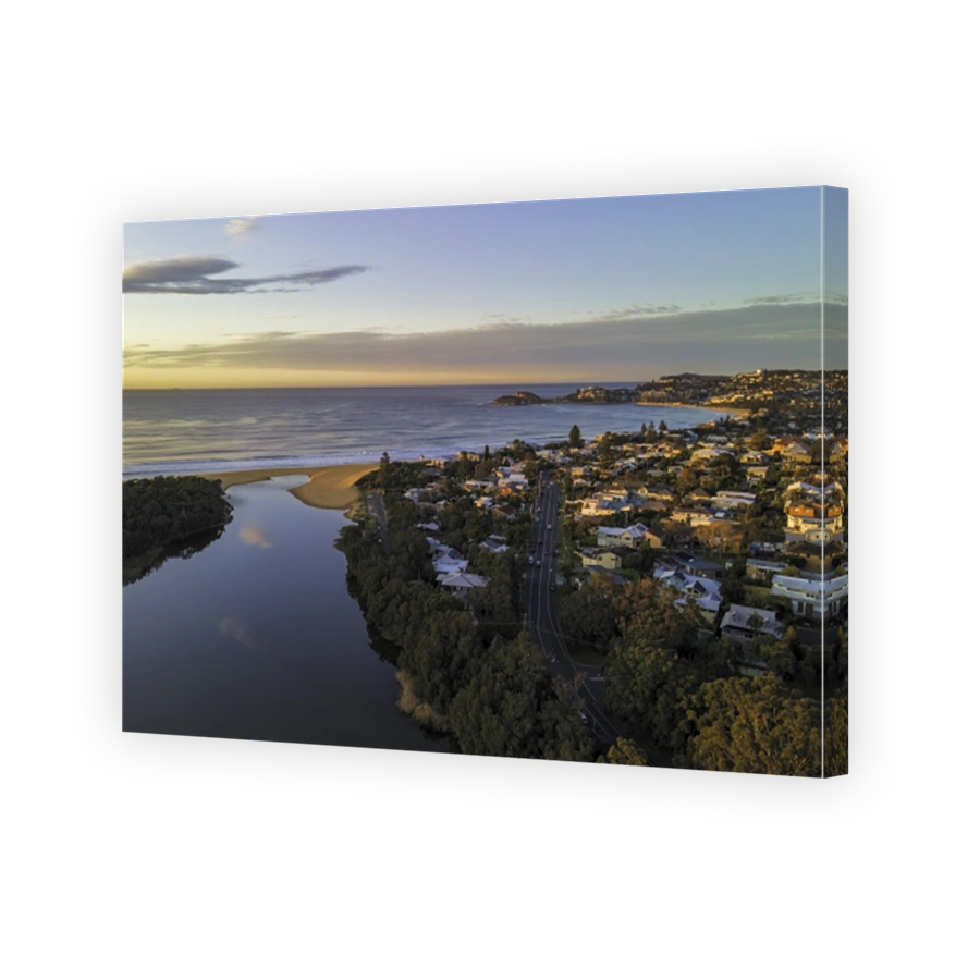 Wamberal Lagoon at sunrise