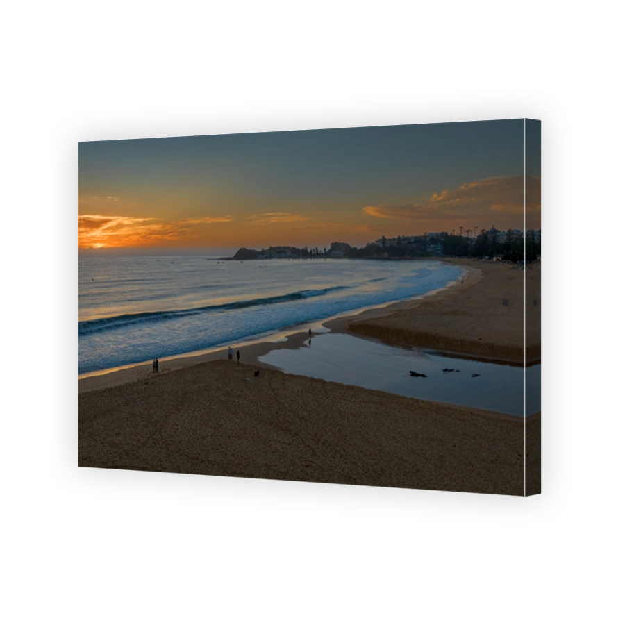 sunset-beach-walk-relaxing-scenery-ocean-view