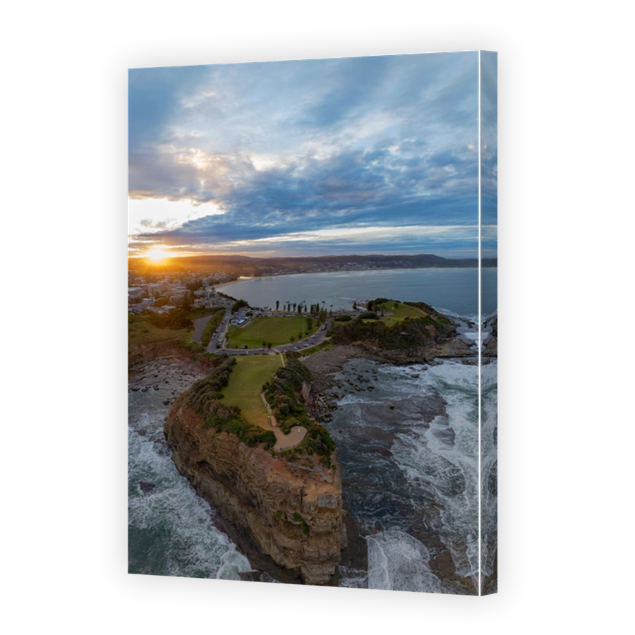 Sunset on the coast The Skillian Terrigal.