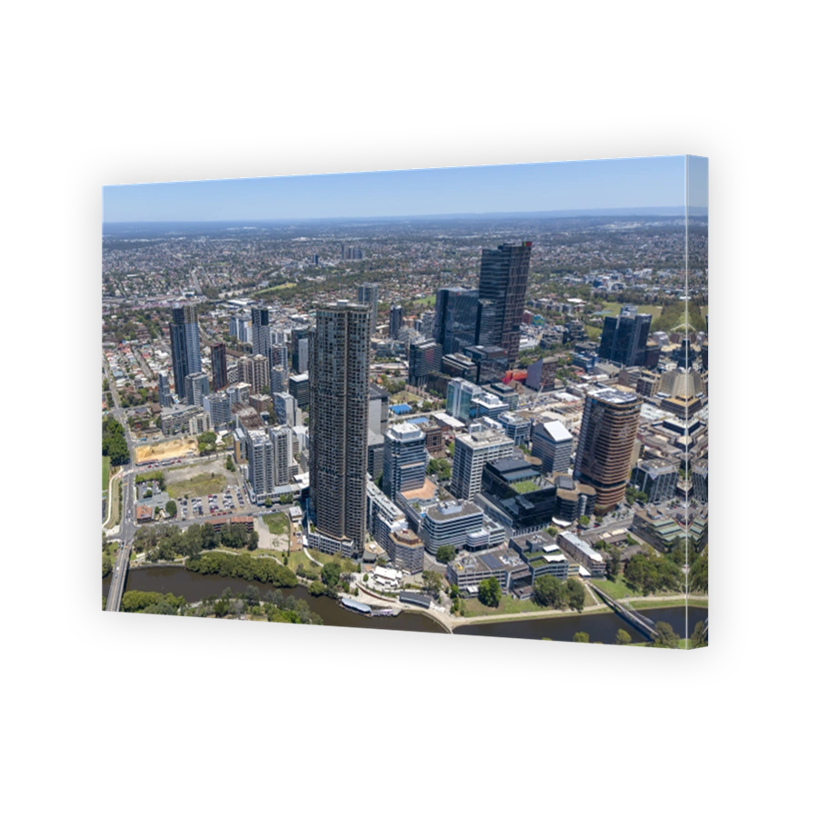 The city of Parramatta.