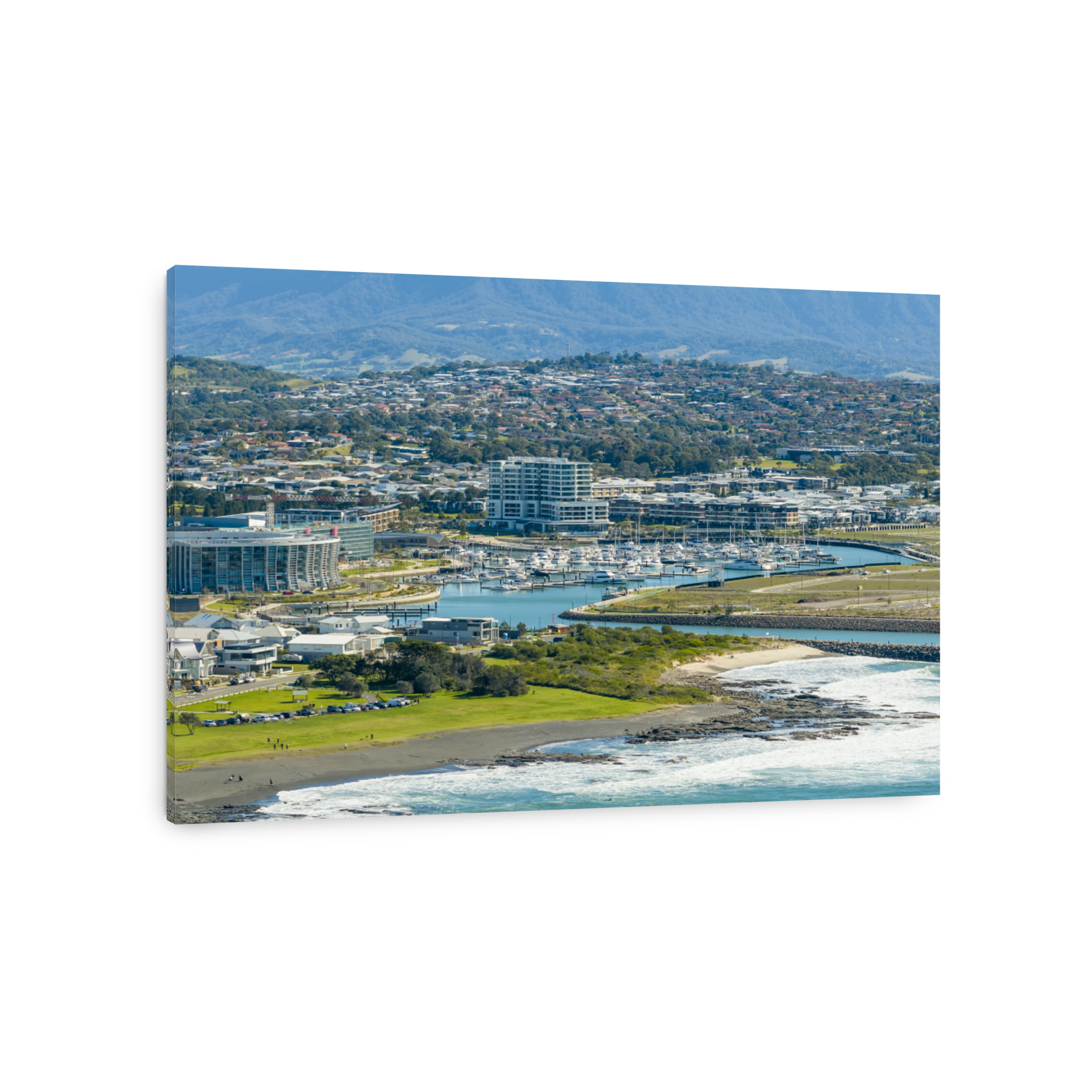 Aerial view of the Illawarra town of Shellharbour