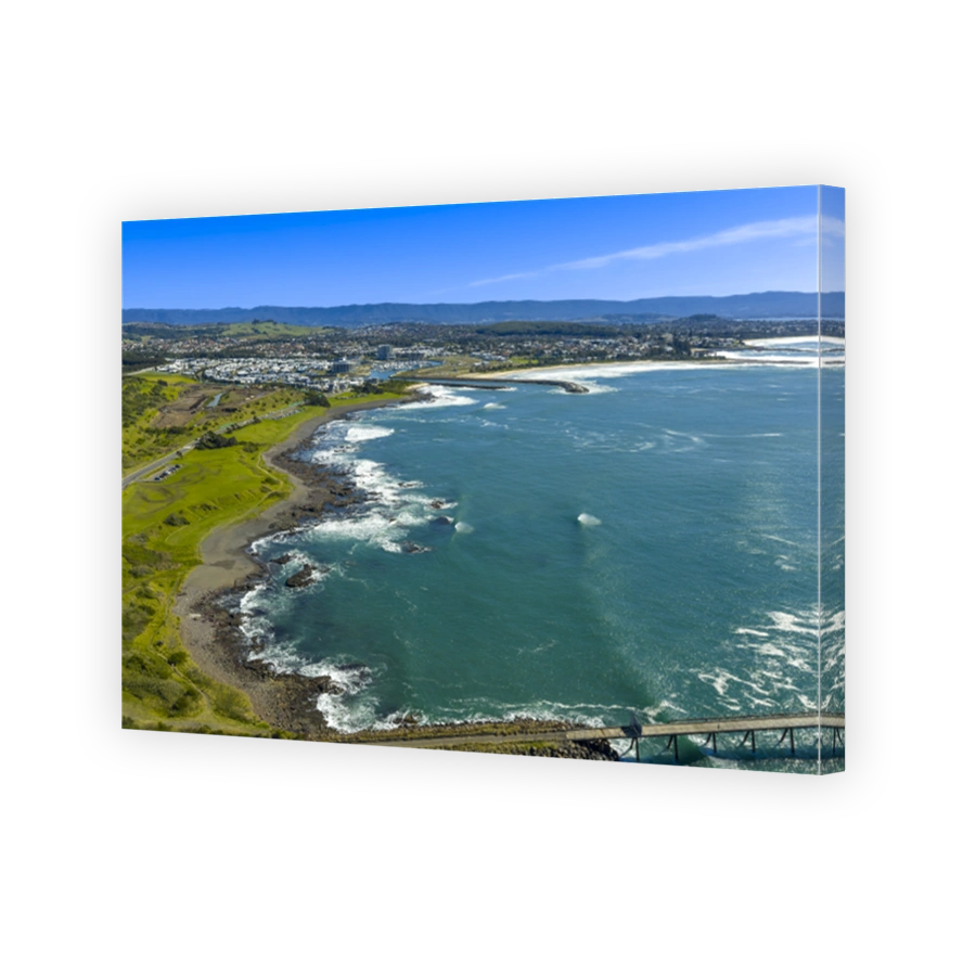 Aerial view of the Illawarra town of Shellharbour