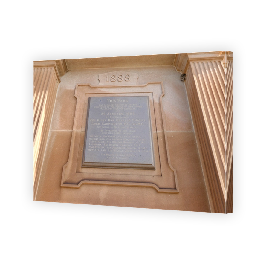 Centennial Park Inscription