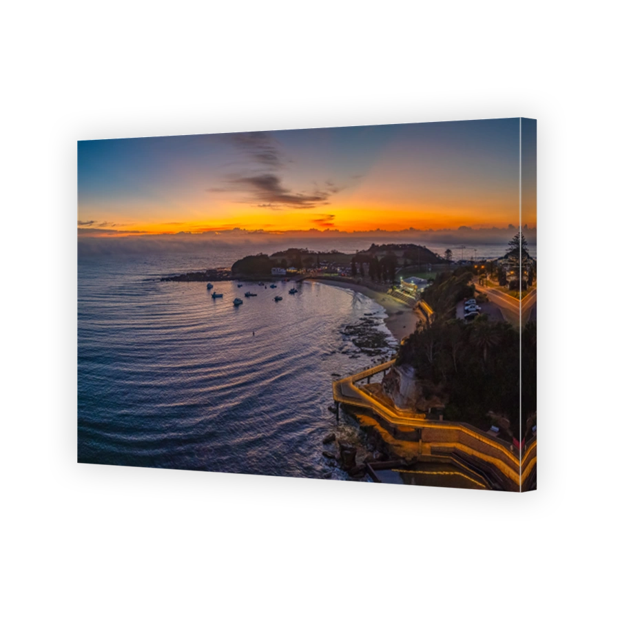 Terrigal  Foggy sunrise at the seaside
