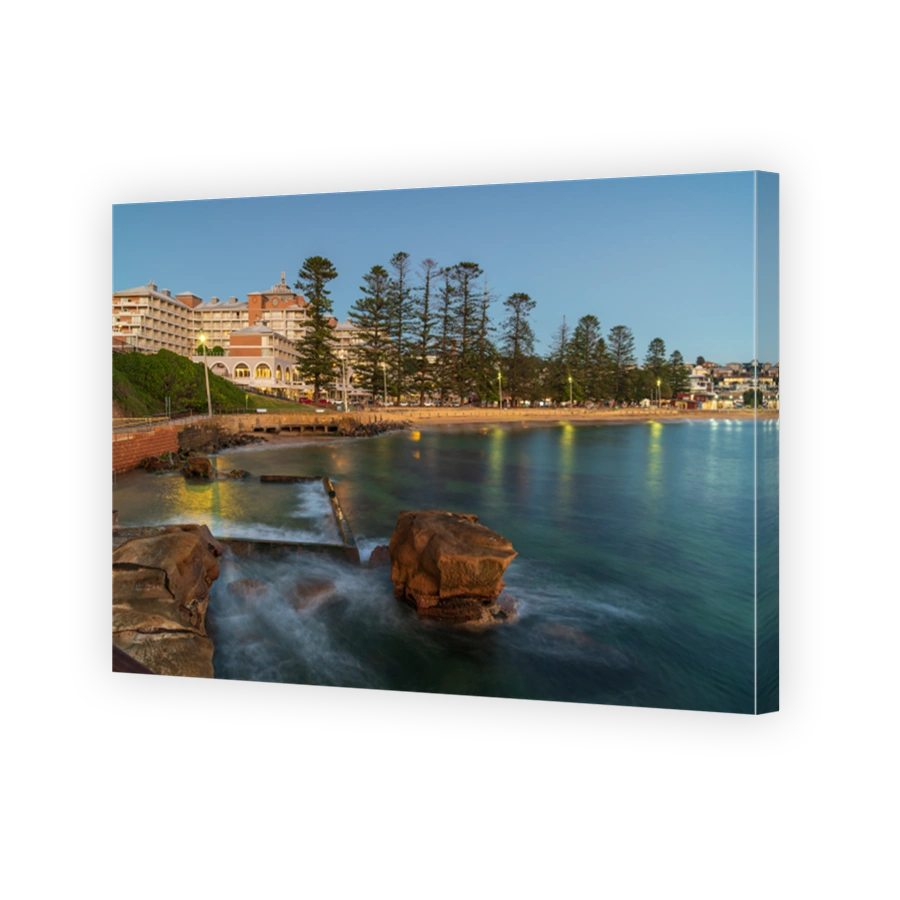Clear Skies Sunrise at Terrigal Rock Pool