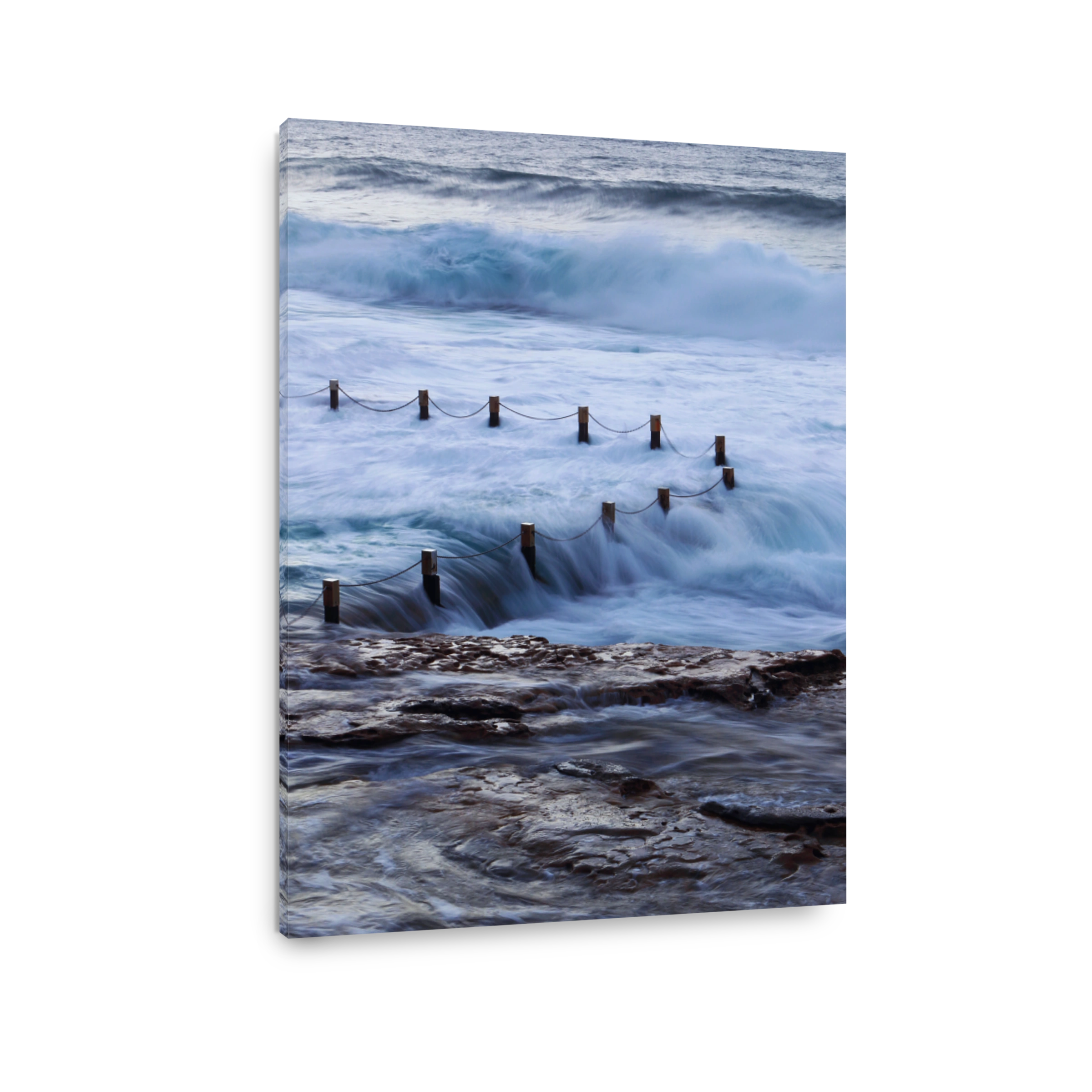 Strong water flow