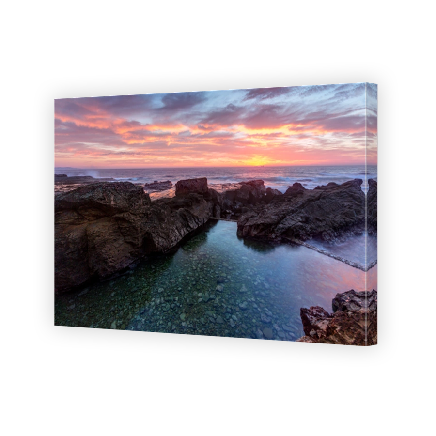 Pretty skies at Nuns Baths south coast Australia