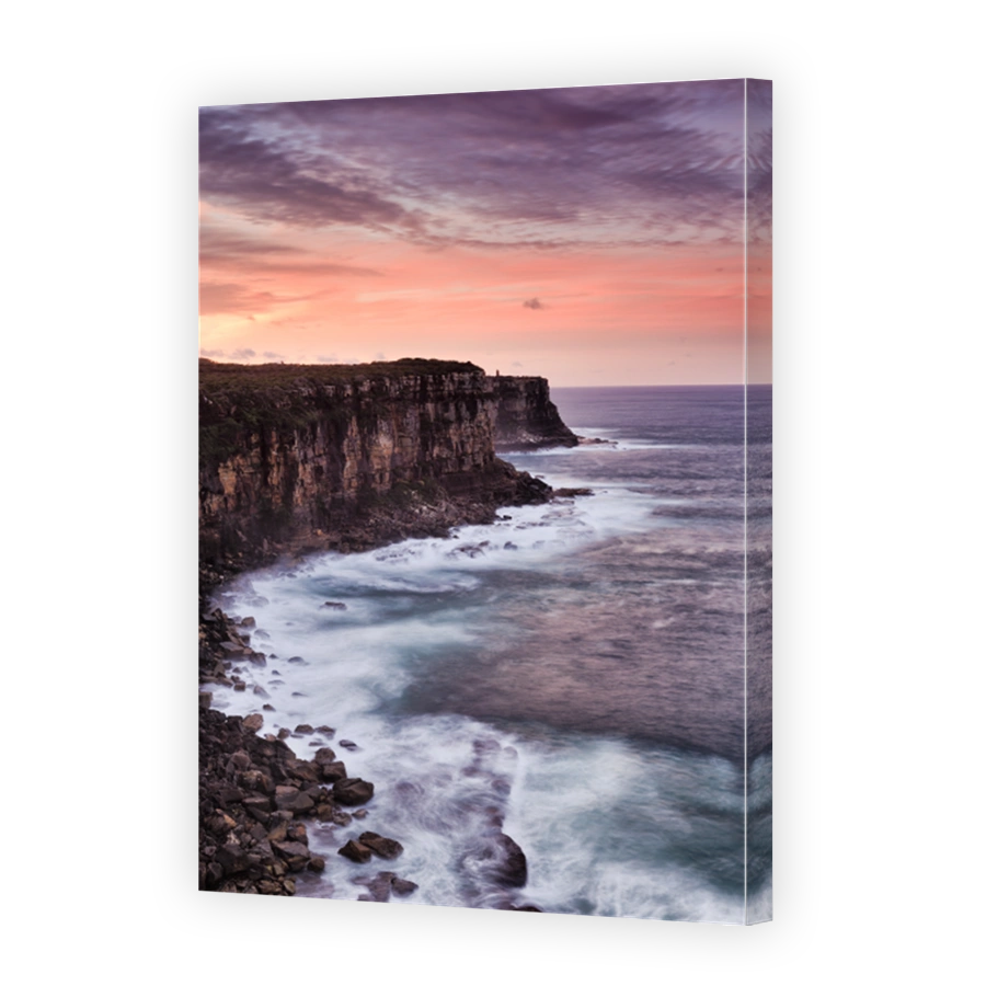 Sea N Head set cliffs vertical