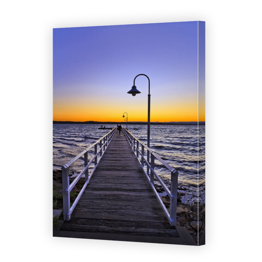 Serene Jetty at Murrays Beach at Sunset