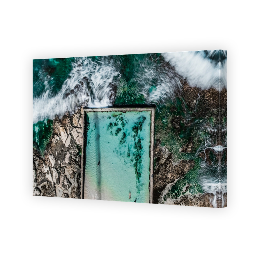 Serene Teal Rock Pool at Cronulla Beach