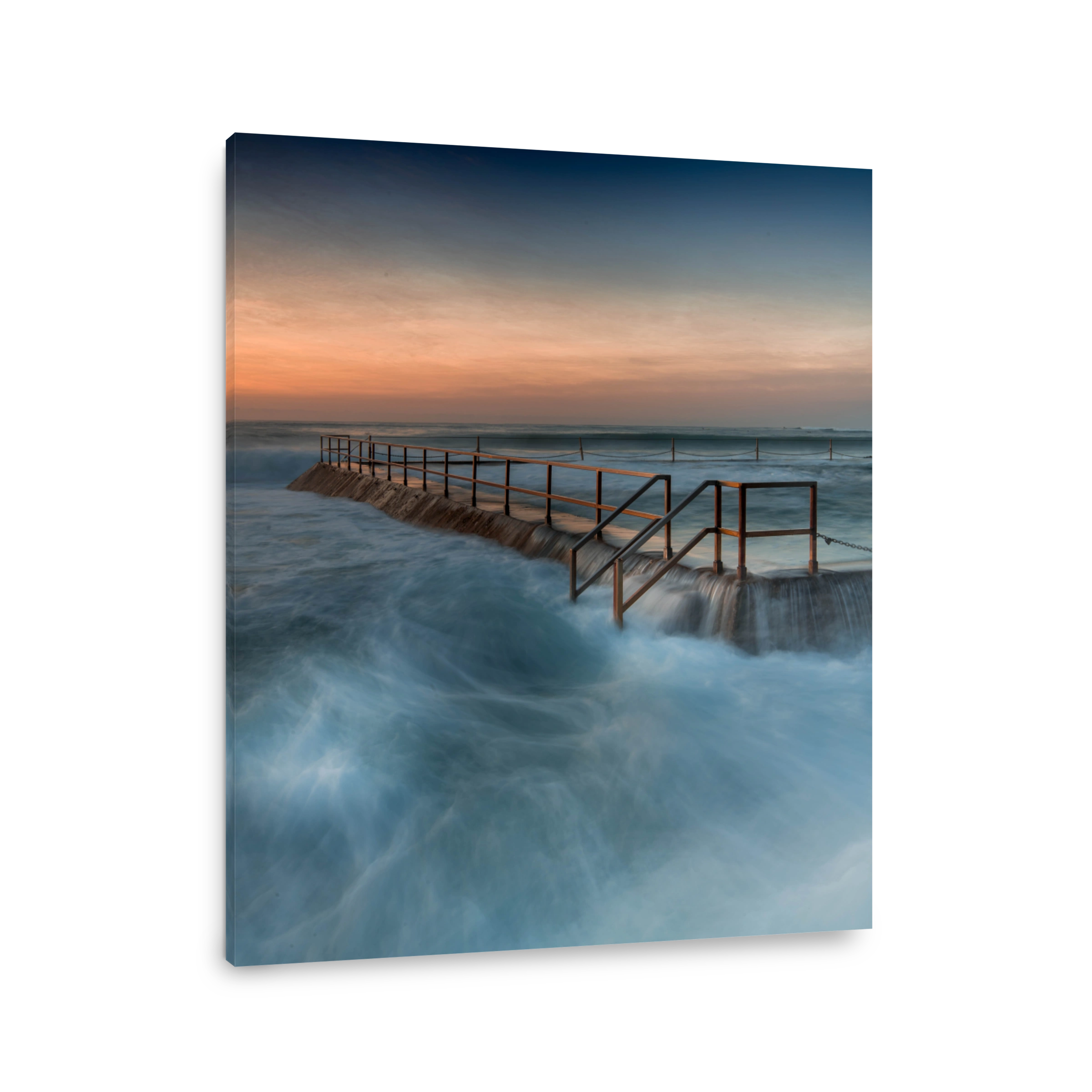 Serene Sunrise Over Cronulla Beach Ocean Pool