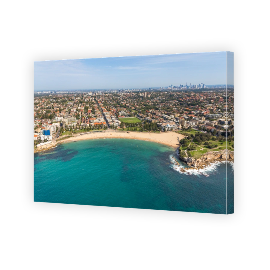 Coogee Beach Sydney Aerial View