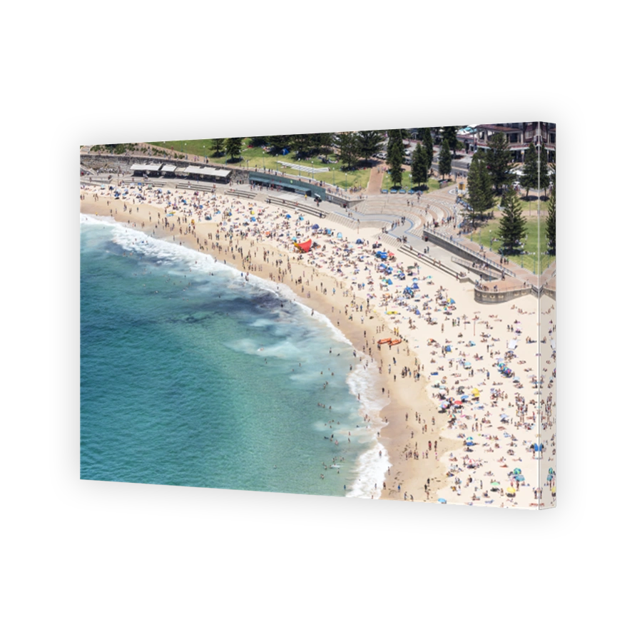 Coogee Beach Lively Summer Scene