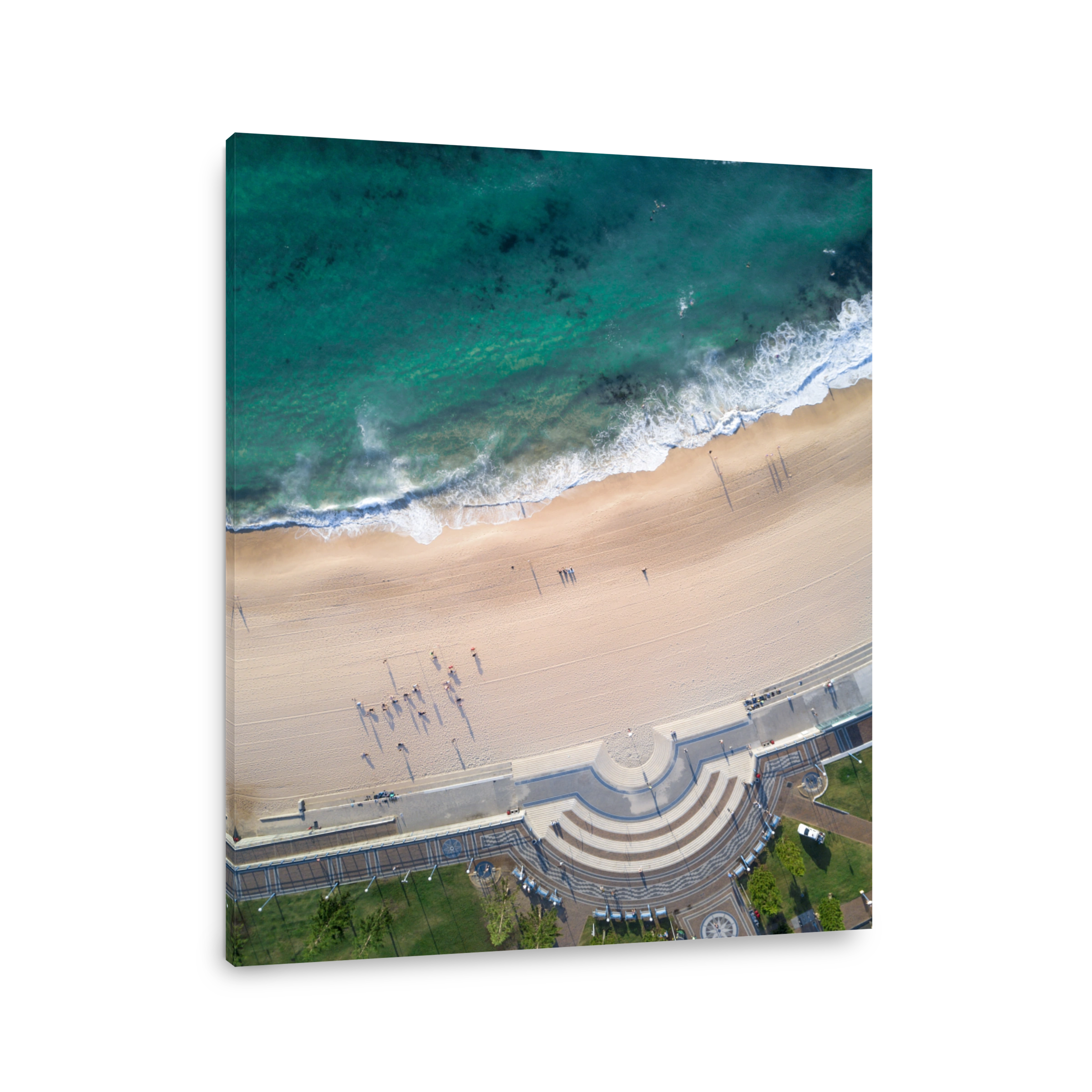 Serene Beach Aerial View of Coogee Beach