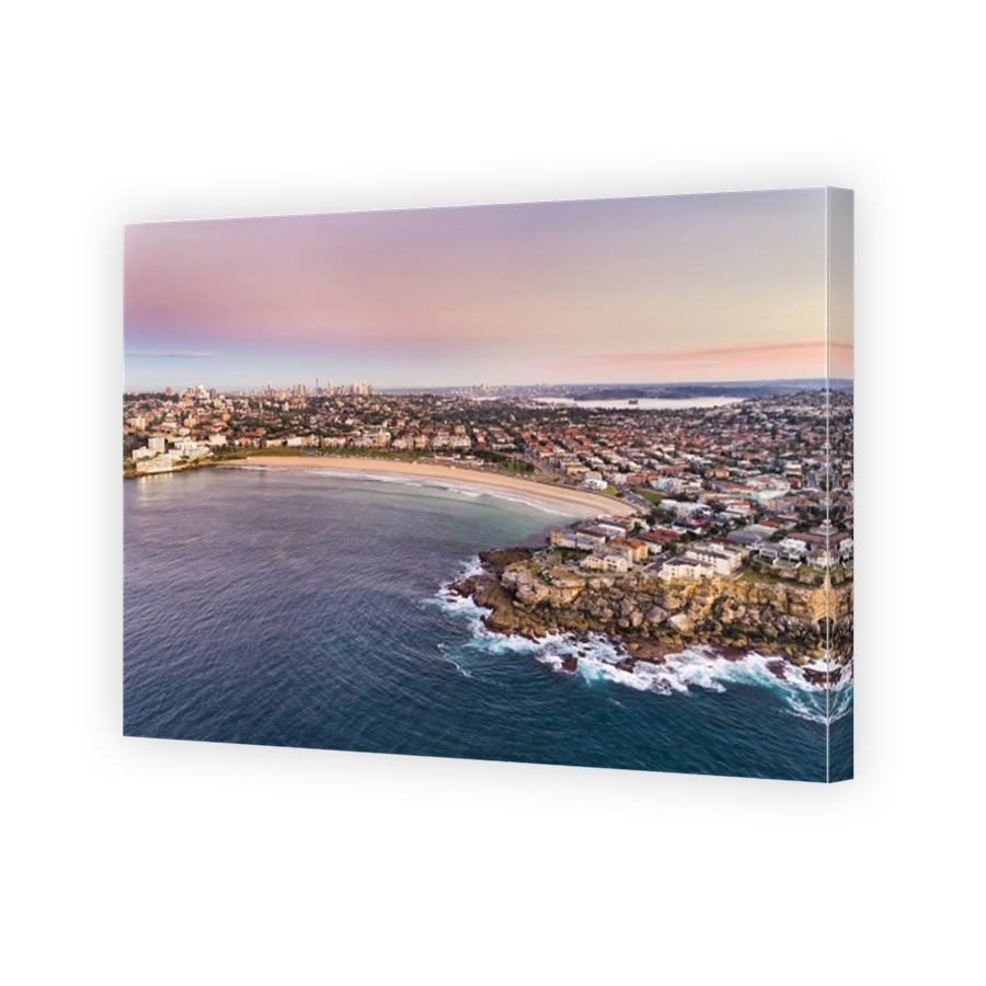 Serene Bondi Beach Coastline at Sunrise