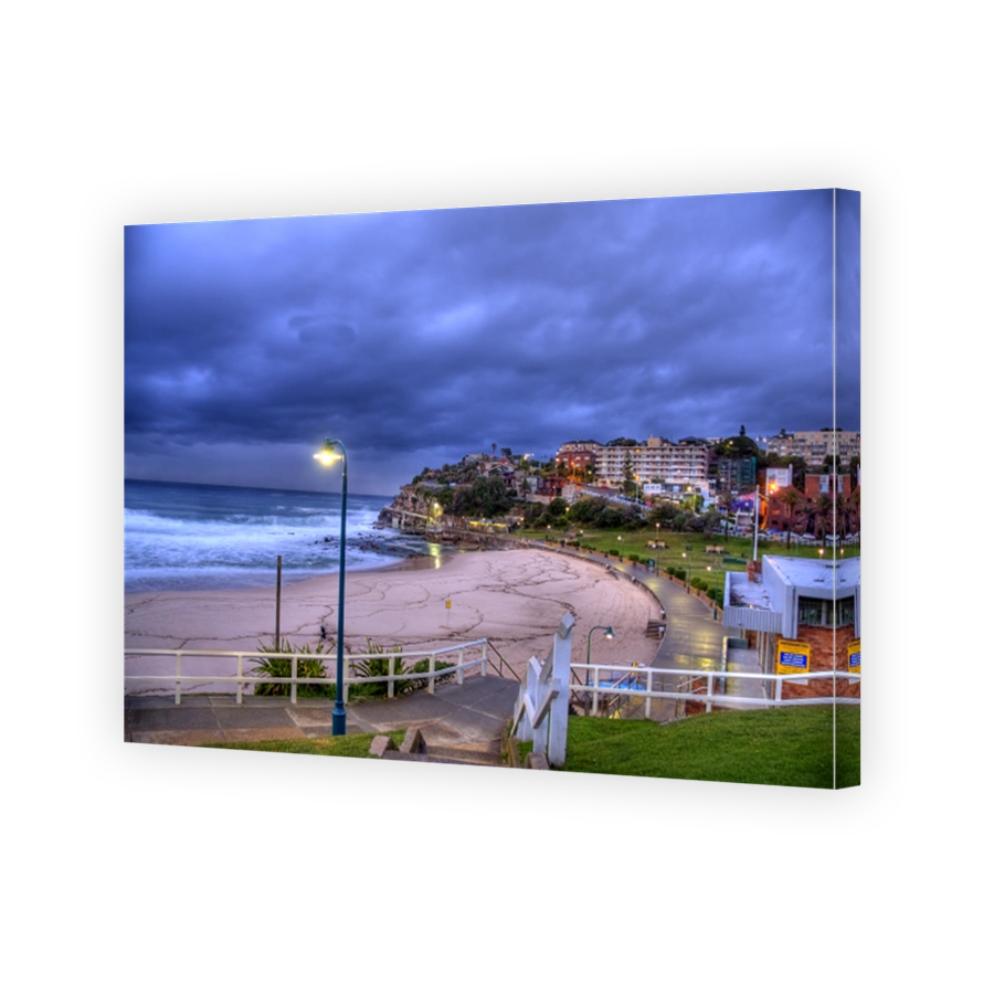 Moody Bronte Beach Evening Scene