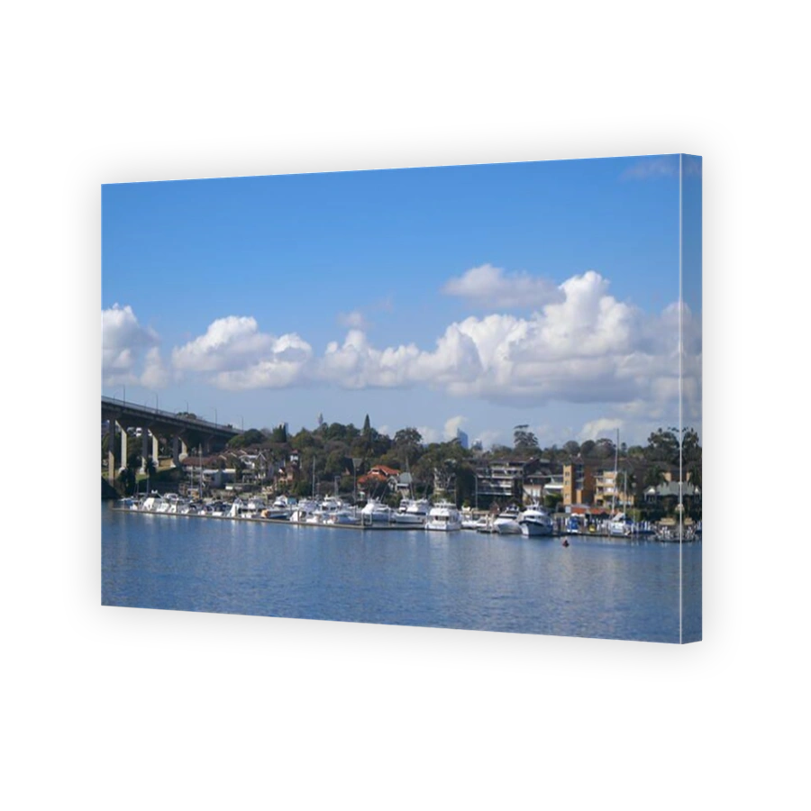 Sydney suburb Drummoyne beside Gladesville bridge,Sydney new south wales Australia