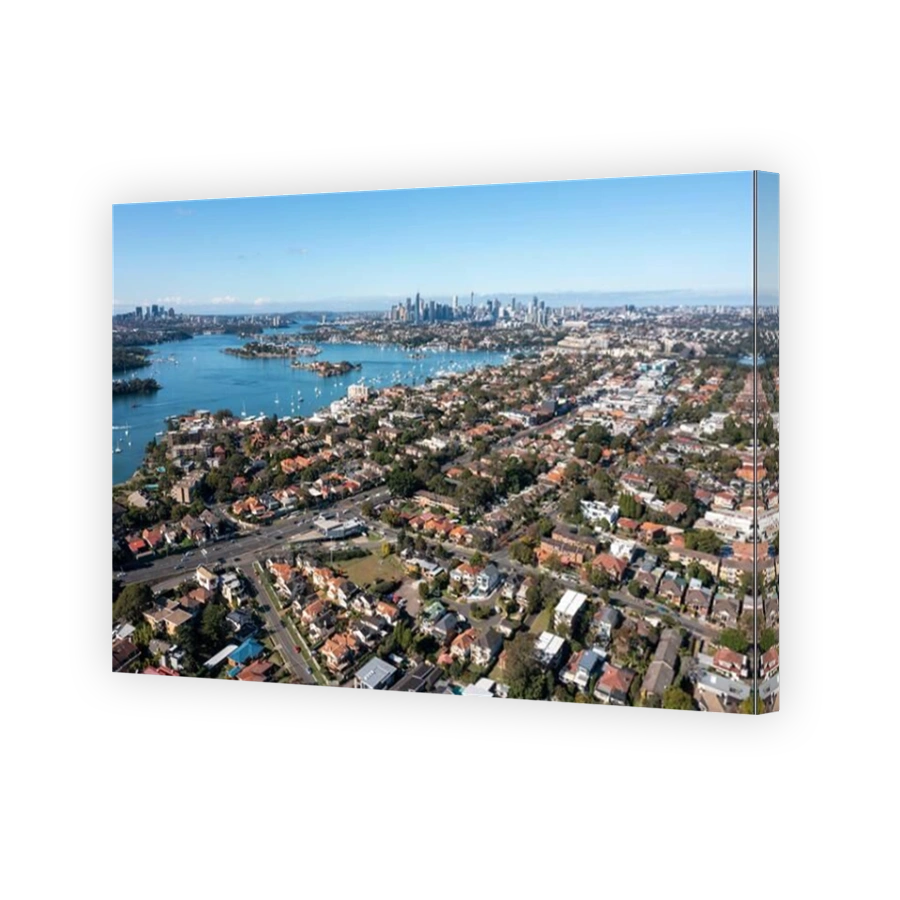 The Sydney suburb of Drummoyne on the Parramatta river.