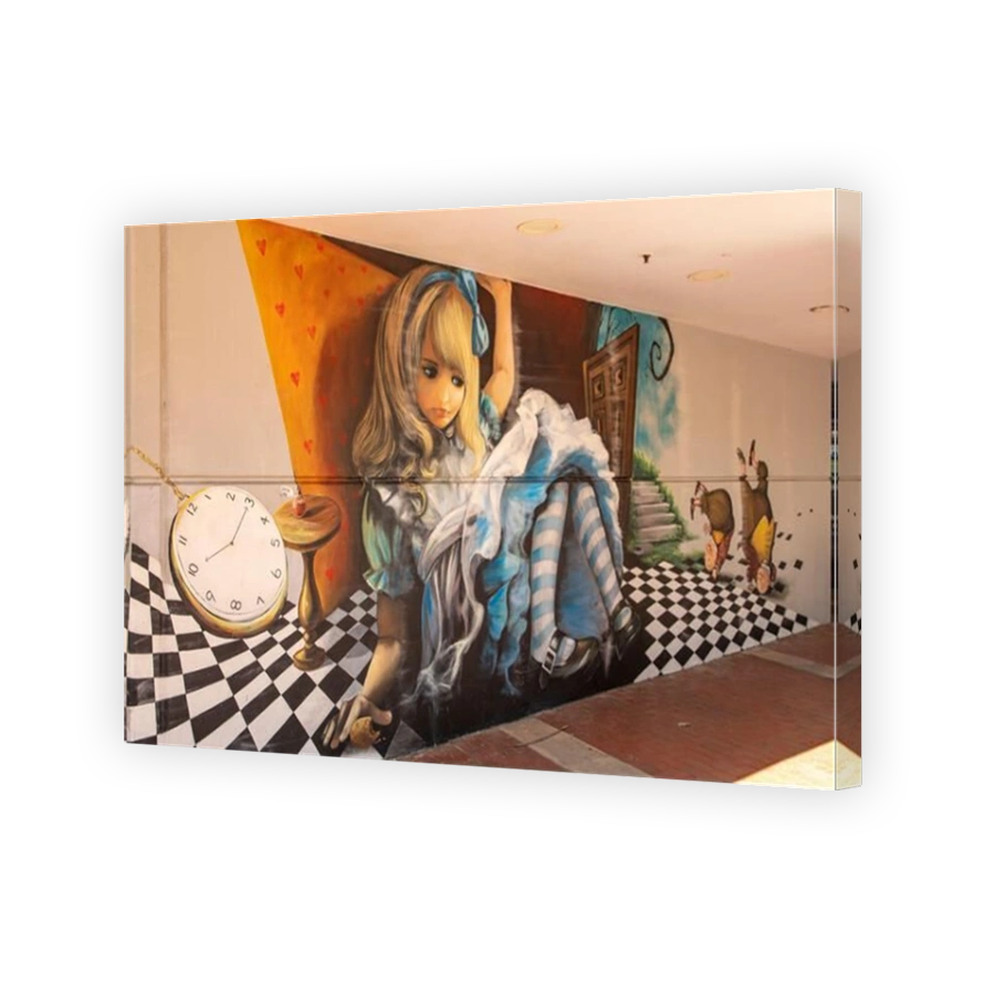 Alice in Wonderland Street Art, Frankston, Victoria, Australia