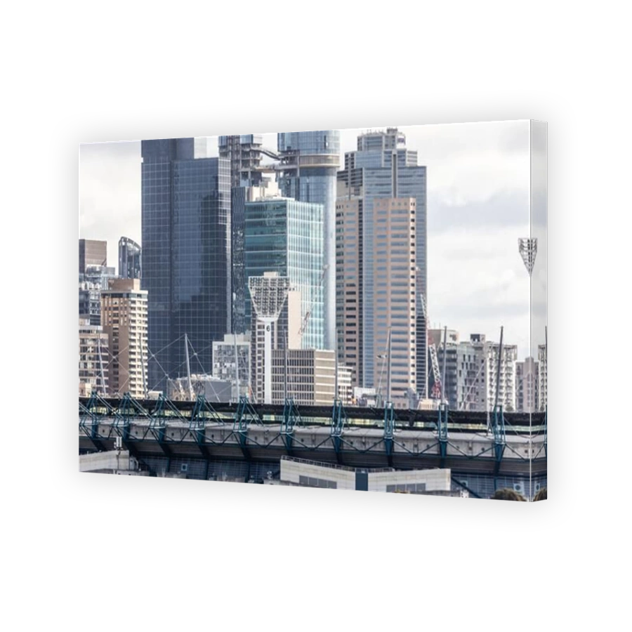 View towards Melbourne from Cremorne in Australia
