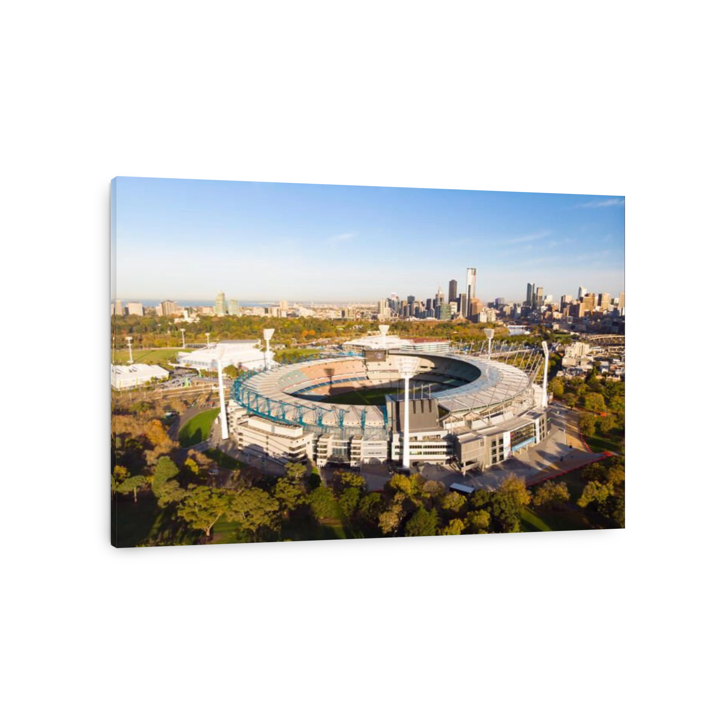 Melbourne Skyline Aerial with MCG