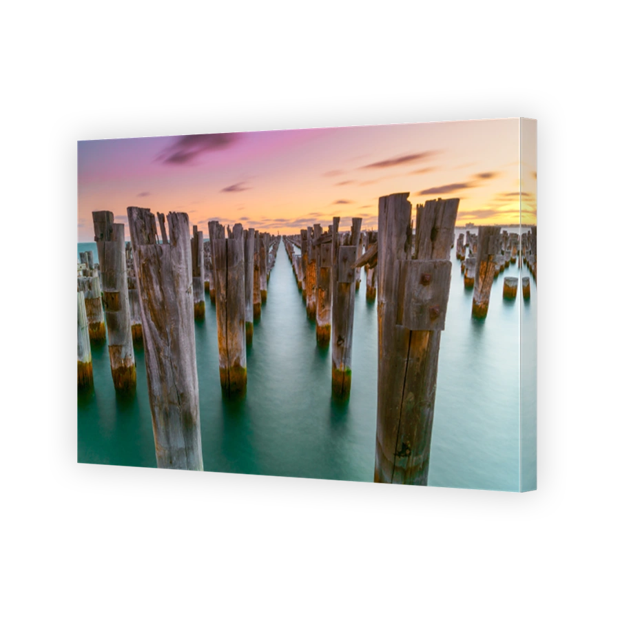 Sunset over the ocean