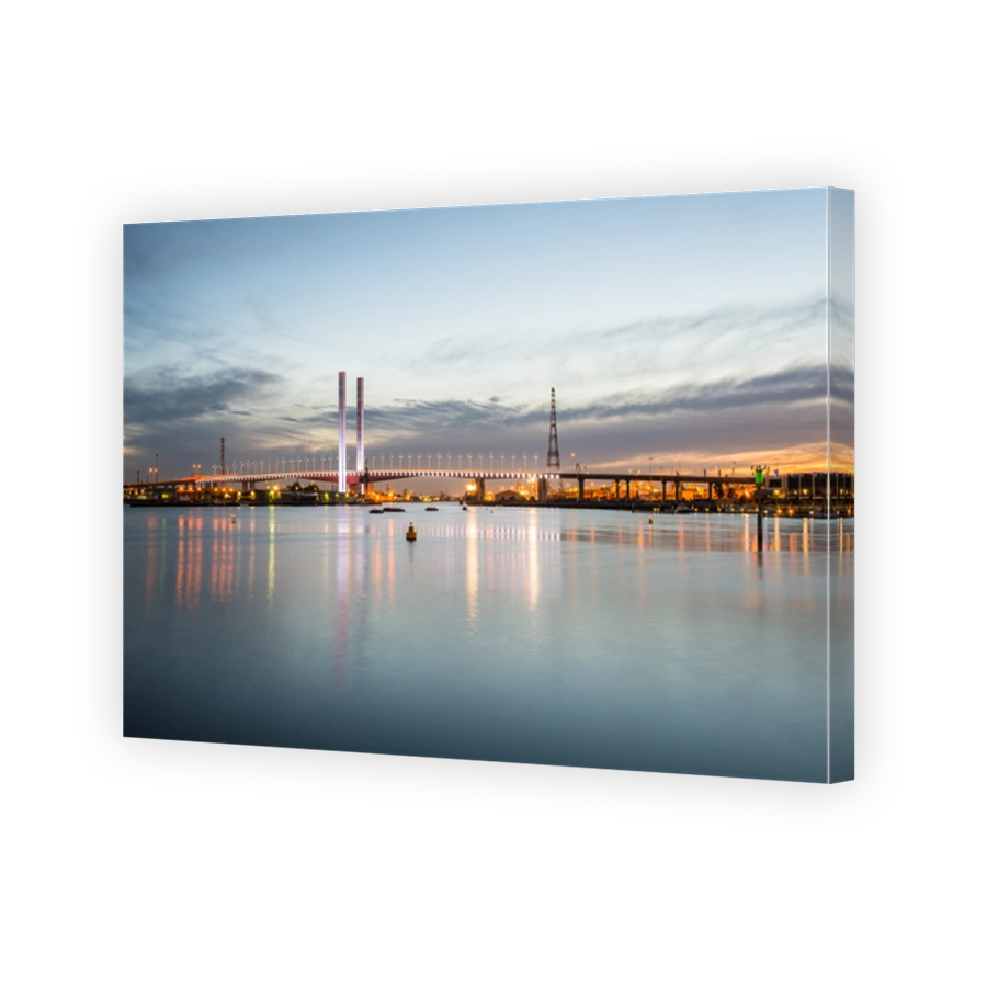 Bolte bridge in the evening time, Melbourne, Victoria, Australia.