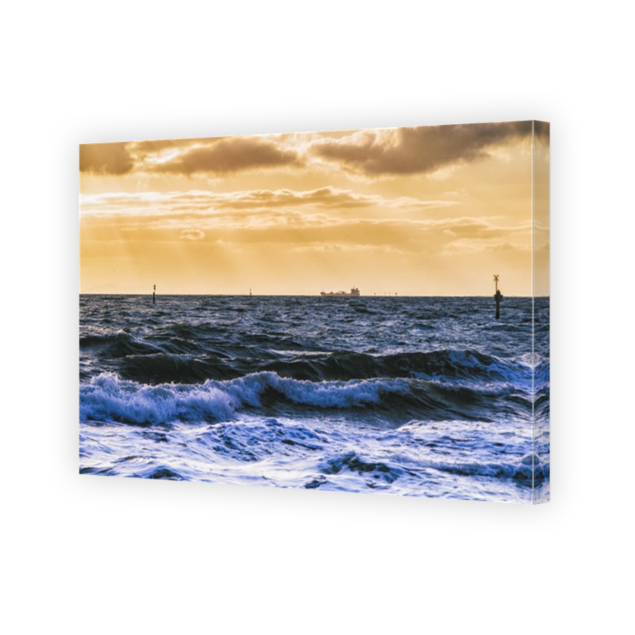Sunset at Sandringham, Half-moon bay, Melbourne, Victoria, Australia