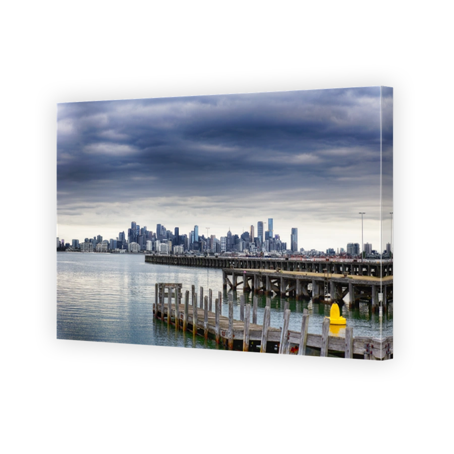 Melbourne from Williamstown June 2024