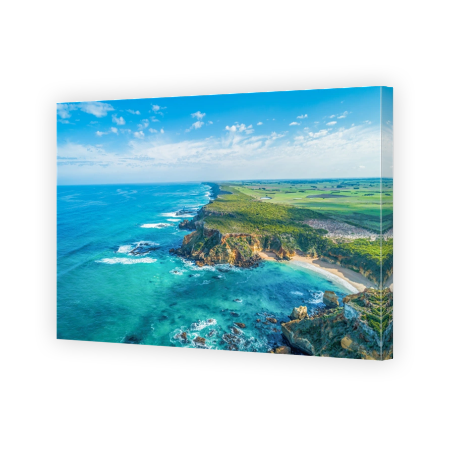 Beautiful ocean coastline near Warrnambool, Victoria, Australia
