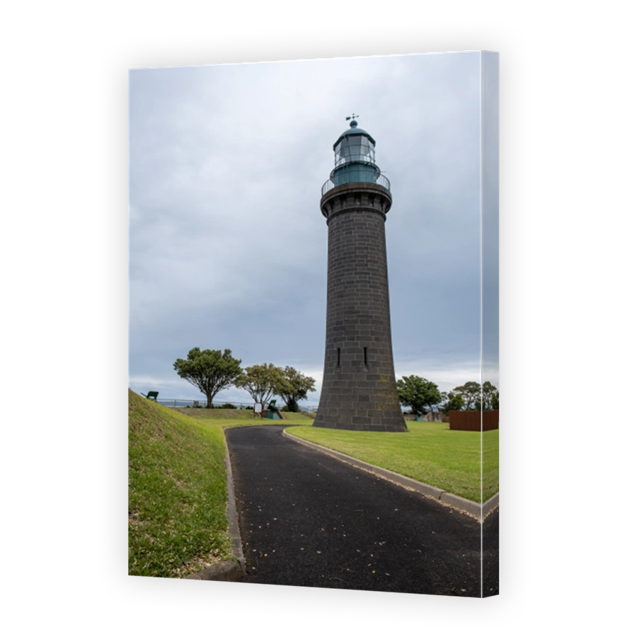 Black Lighthouse in Queenscliff, Victoria Australia