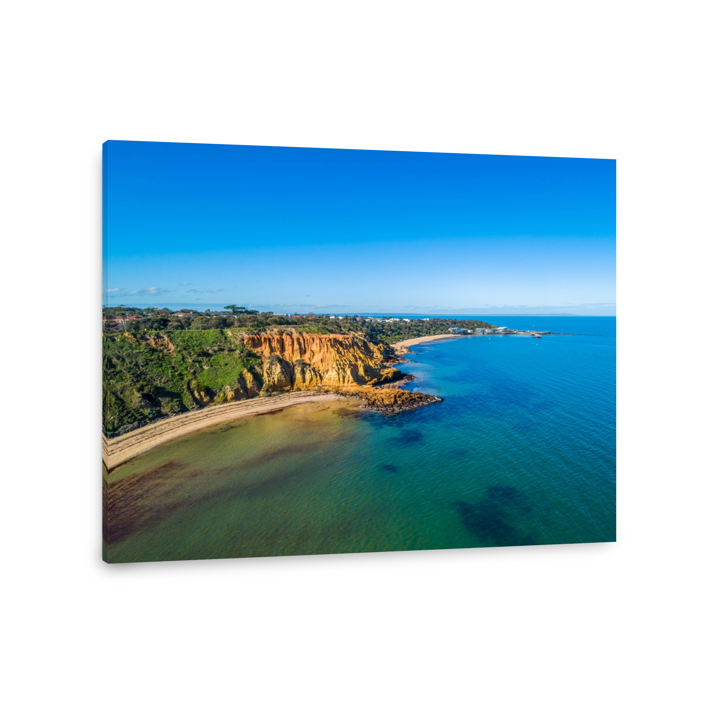 Red Bluff lookout and Edward Street beach in Melbourne, Australia