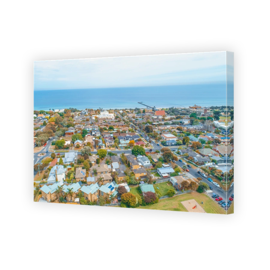Aerial view of Frankston, Victoria, Australia