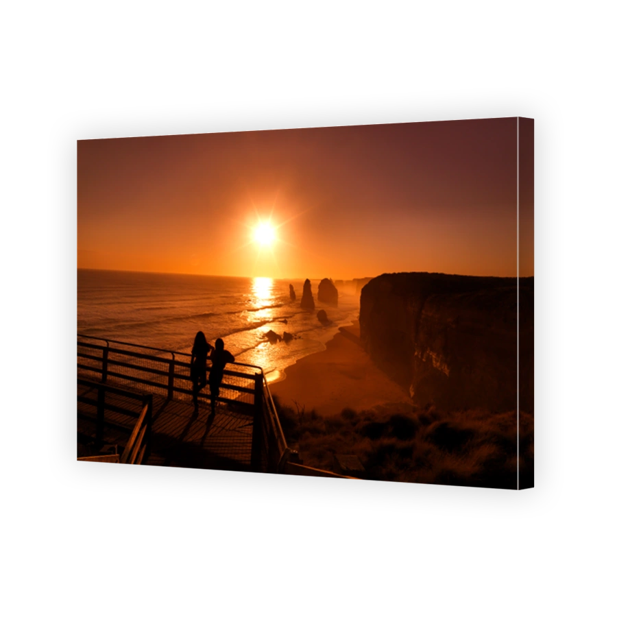 Twelve Apostles lookout sunset